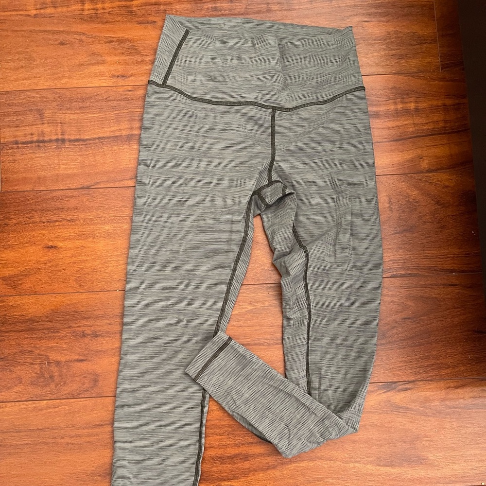 Lululemon Align Green Striped Legging